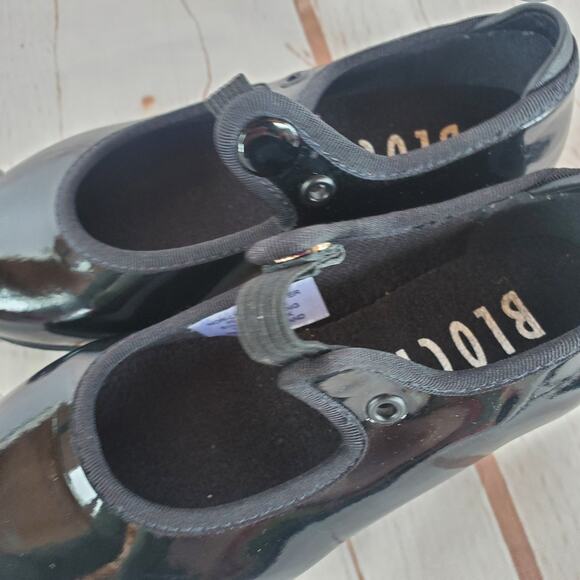 Bloch Childrens Annie Tyette Tap Shoes Patent Black Size 8.5 Little Kid - Picture 10 of 15